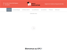 Tablet Screenshot of centredeformationchretienne.net